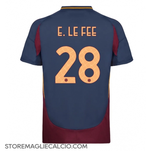 AS Roma Enzo Le Fee #28 Maglia Gara Terza Repliche 2024-25 Maniche Corte AS Roma Enzo Le Fee #28 Maglia Gara Terza Repliche 2024-25 Maniche Corte